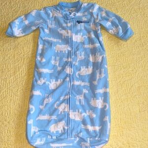 Baby Boy fleece sleep bag like new 0-9